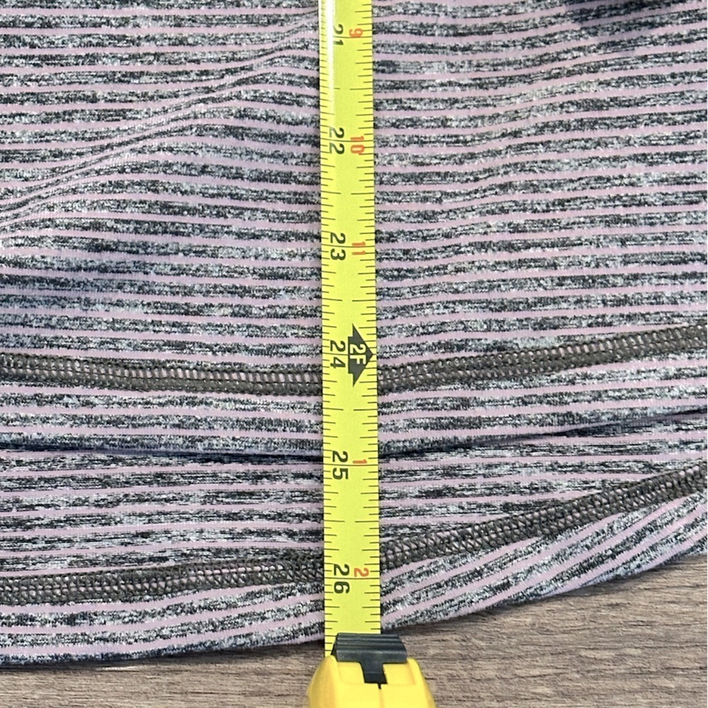 Lululemon Face Your Peace Pink and Gray Running Pullover Size 8 - Picture 9 of 11